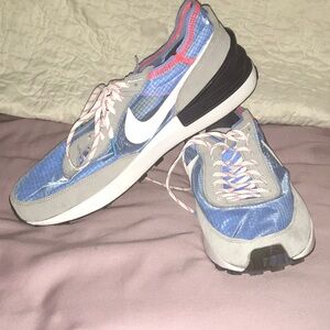 Nike Waffle Ones-size 14 (Blue & White & Orange)